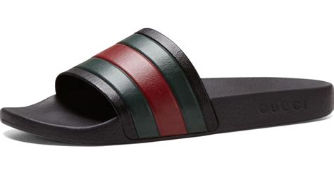 gucci black pursuit slides|gucci slides pursuit 72.